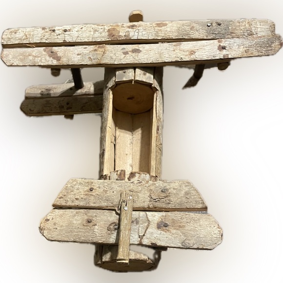 Vintage artibetter plane made of tree limbs - Picture 3 of 10